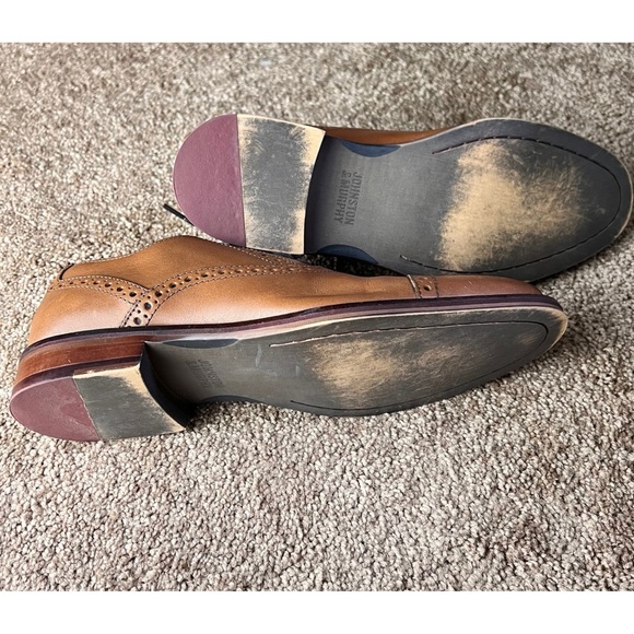 JOHNSTON MURPHY Oxford Cap Toe Dress Shoes 7M - Picture 8 of 9